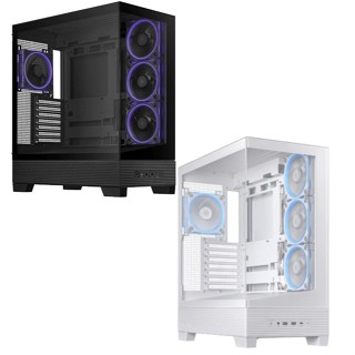 ASUS 華碩 A31 PLUS 中塔電腦機殼 全景玻璃 白色/黑色 (A31-PLUS-W)