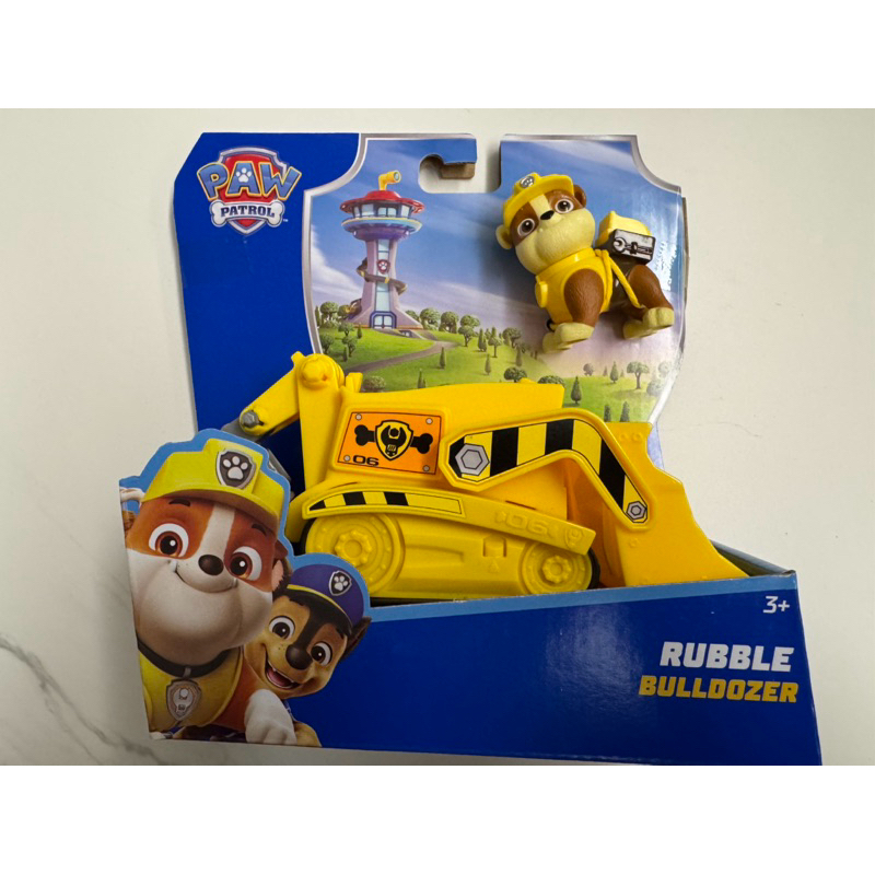 補貨中-Paw patrol 汪汪隊立大功@-全新小礫、兒童玩具Rubble、汪汪隊、玩具車