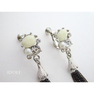 IDOLE 曼妙舞會 現代風 耳夾 女生 飾品 耳環 0020