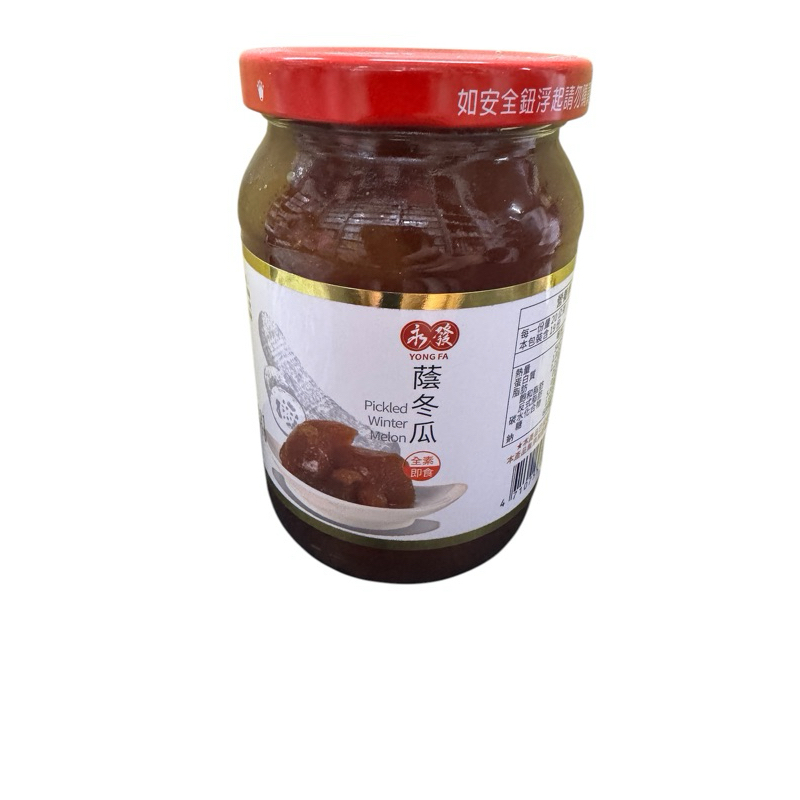 【泰盛精選】★★★★★ 五星好評賣家 永發 蔭冬瓜 380g