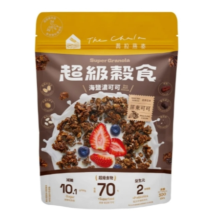 The Chala蕎拉燕麥 超級纖脆/穀食 香甜野莓果/輕焙烤堅果/海鹽濃可可 300g/包
