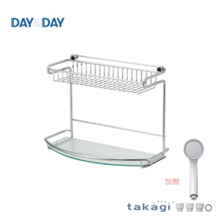 DAY&DAY日日家居生活精品 雙層置物架 不鏽鋼層架 扁型線條 浴室收納架 ST3268