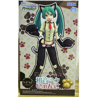 FGS> 正版 日版 SEGA SPM 初音未來 MIKU Project DIVA 貓初音 小貓女 美女 公仔
