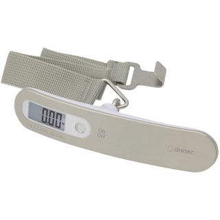 ~* 拾穗精品 *~日本 dretec 攜帶式行李秤 50kg 10g進位 LS-105WT 不銹鋼色 非供交易使用