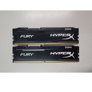 金士頓 HyperX FURY DDR4 3200 8Gx2 16G 黑色 超頻記憶體 終保