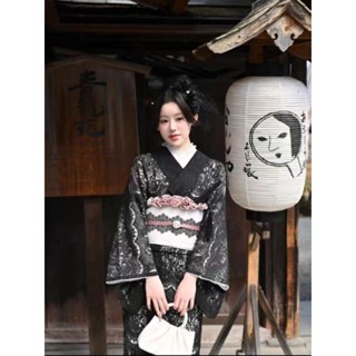 愛葳和服 蕾絲和服出租 黑色和服 浴衣 租借 角色扮演 表演服 cosplay 黑道千金 和服出租 和服租賃 和服租借