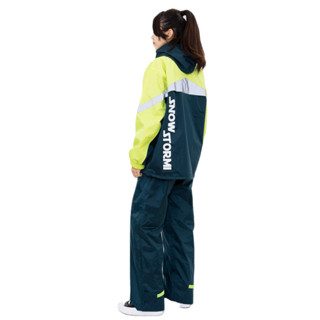 SNOWSTORMI 雨衣 Explorer EX-1 機能防水雨衣 螢光墨綠 透氣設計 內裡網 大口袋 兩件式 雨衣