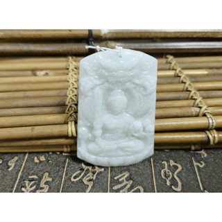 【禾賢行】天然翡翠.緬甸玉.糯種巧雕不動明王/神龍護法.手工精雕墬子.項鍊.玉珮.H22121601246