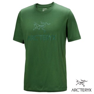 【ARCTERYX 始祖鳥】男 輕量透氣 圓領短袖排汗衣 登山上衣 運動休閒衫 T恤/伊甸綠 X000007991