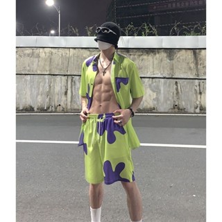 小廢物俱樂部 派大星短褲 海灘褲 男女短褲 海綿寶寶短褲 沙灘褲 睡褲 短褲 情侶短褲 卡通短褲 生日禮物 交換禮物