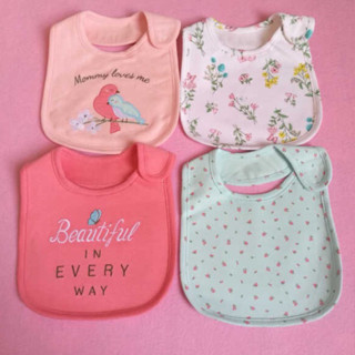全新現貨 CARTER’S 卡特 女寶寶口水巾套組 彌月禮盒