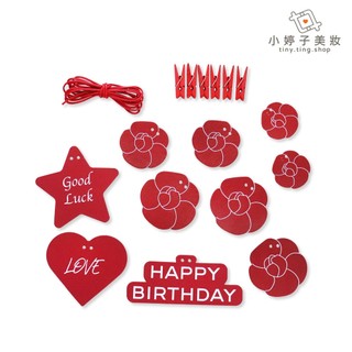 CHANEL 香奈兒 紅色山茶花生日掛飾 小婷子美妝