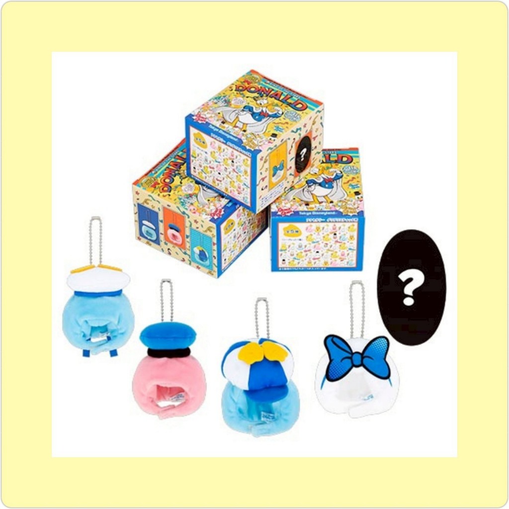 4月新品🈶️刷卡發票 日本東京迪士尼樂園 2025年最新 唐老鴨呱呱鴨城市 帽子吊飾鑰匙圈盲抽盒
