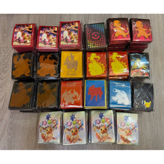 *現貨*美版 國際版(寶可夢 ETB 肥包 卡套 伊布 太晶 噴火龍 小火龍 皮卡丘…）PTCG card sleeve