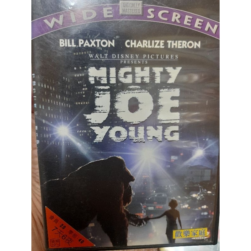 二手正版絕版片莎莉賽隆主演巨猩喬楊DVD,經典電影，保存完整，值得珍藏