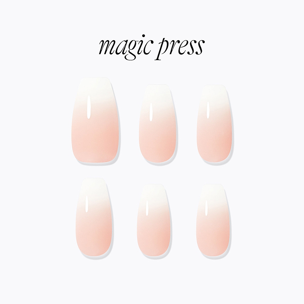 【DASHING DIVA】magic press薄型經典美甲片 30入_輕盈蜜頰 免果凍膠 免照燈