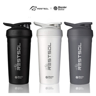 【Restsol睿獸聯名款】 不鏽鋼保冰 Blender Bottle® Strada™| 24oz | 圓底乳清搖搖杯