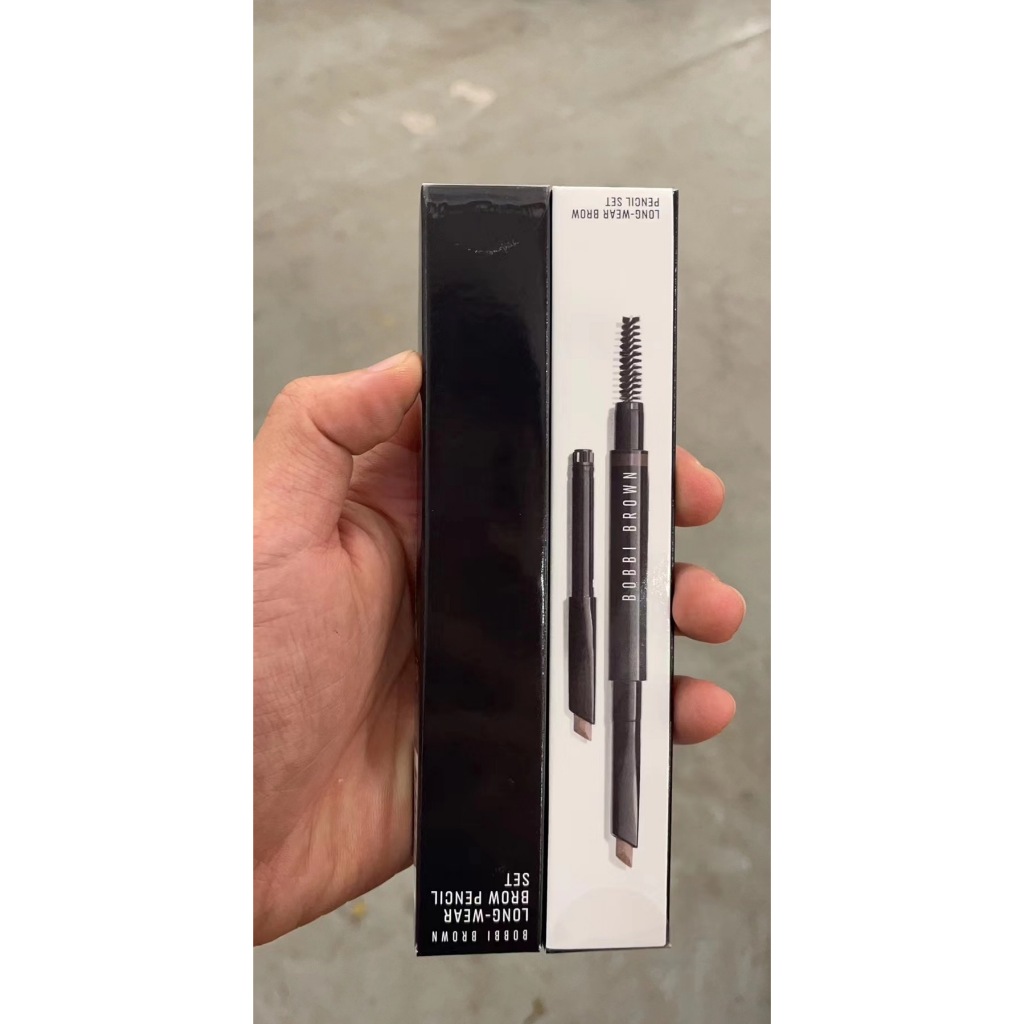 BOBBI BROWN 芭比波朗 超防水斜角眉筆 Mahagany 正裝+補充蕊