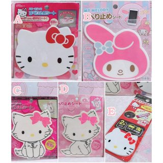 ♥小玫瑰日本精品♥ 現貨 Hello Kitty 恰咪 美樂蒂 造型 止滑墊 造型墊 車用止滑墊 防滑墊 置物墊~8
