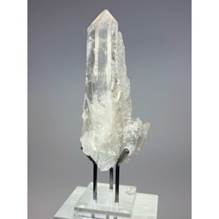 【明明天然水晶】 純天然哥倫比亞LEMURIAN雷姆利亞縫合白水晶晶簇290.8g 超透體白利姆二次結晶縫合彩虹光涅槃紋