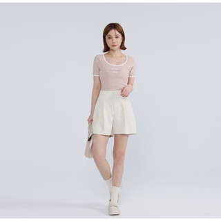 二手圓領短版上衣 二手衣服圓領短版女生上衣女生衣服