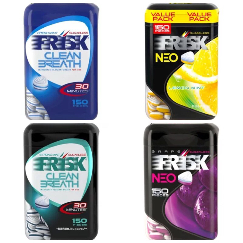 -出清-「加碼零食代購」 FRISK 薄荷糖 NEO 葡萄 檸檬 酷涼 喉糖 涼糖 口含錠