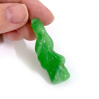 二手古董 玉佩 觀音像 觀音 小佛像 小玉佩 可愛 配件 玉石 品種未知 吊墜 翡翠 翡翠雕刻