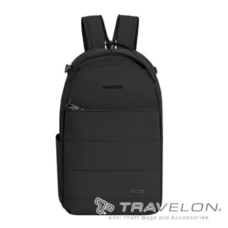 【Travelon 美國】ROAM防盜後揹包-聯名款『黑』TL-43679A