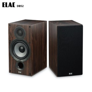 【ELAC】Debut 2.0 5.25″ DB52 書架型喇叭 (對/木紋/黑色) 釪環公司貨