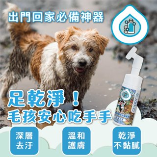 【ODOUT 臭味滾 腳底清潔慕絲】 寵物腳底清潔 狗腳底清潔 狗腳底清潔慕斯 貓腳掌清潔 【狗狗研究生】