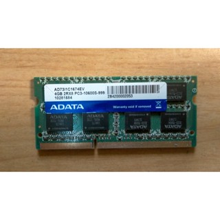 D.筆記型電腦記憶體- ACER 宏碁 4GB PC3-10600 DDR3 1333直購價100