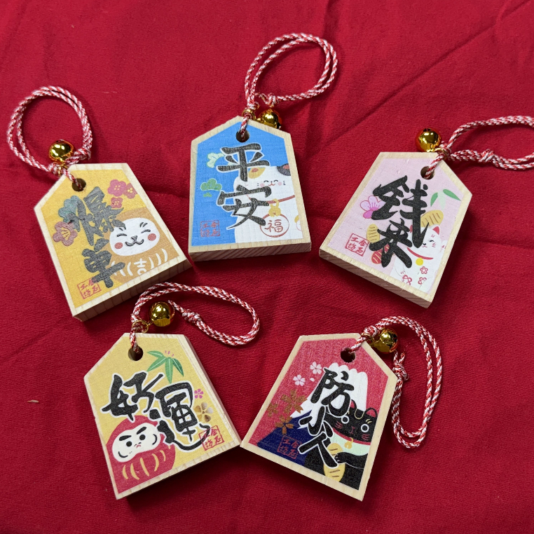 【金石工坊】木質御守冰箱貼吊飾