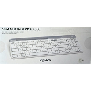 全新 羅技 logitech K580 珍珠白 超薄跨平臺藍芽鍵盤 臺灣公司貨