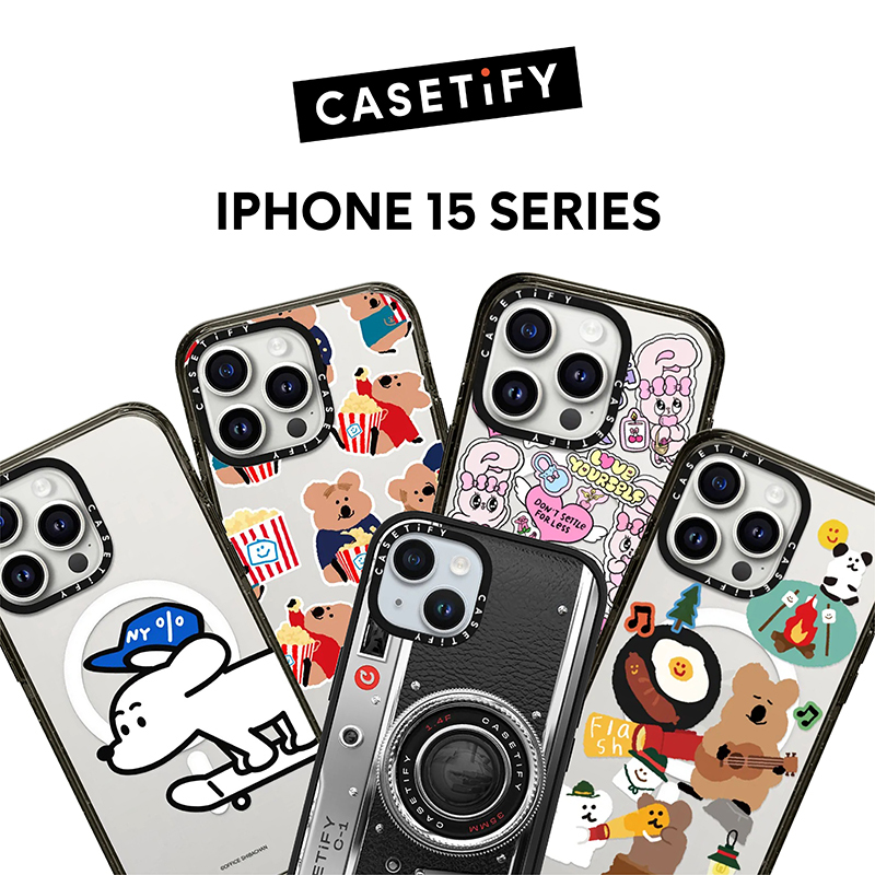 【威禹官方直營】CASETiFY iPhone 15/Pro/Pro Max 磁吸式耐衝擊保護殼