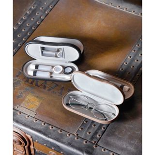 【日日好貨店】3COINS｜現貨 生活小物系列 雙層 硬殼 眼鏡盒｜旅行 眼鏡 收納 日本