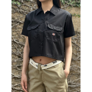 【New START精品服飾-員林】現貨 Dickies 女款 短版 襯衫 工裝襯衫 短袖襯衫 女版