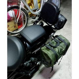 Rebel 1100T防水側包 適用於 本田 叛軍1100改裝金屬馬鞍包支架 rebel500S 綠色側