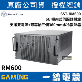 【一統電競】銀欣 SilverStone SST-RM600 6U機架式伺服器機殼 支援雙電源供應器 RM600