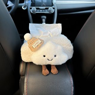 臺灣出貨 創意車載 紙巾盒 大容量 汽車後排座椅 背抽 紙袋掛式 車內紙巾袋 裝飾 掛式扶手箱 紙巾收納 車內收納
