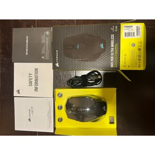 CORSAIR 海盜船 M65-黑 RGB ULTRA WIRELESS 無線電競滑鼠