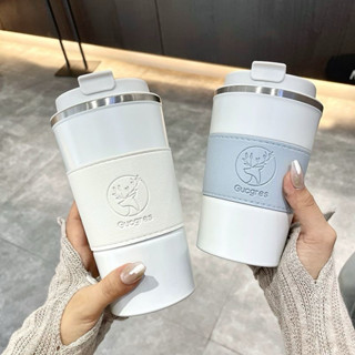 【臺灣現貨】時尚保溫咖啡杯 510ml 陶瓷咖啡隨行杯 304不鏽鋼 咖啡保溫杯 316不銹鋼保溫杯 保溫瓶 水杯