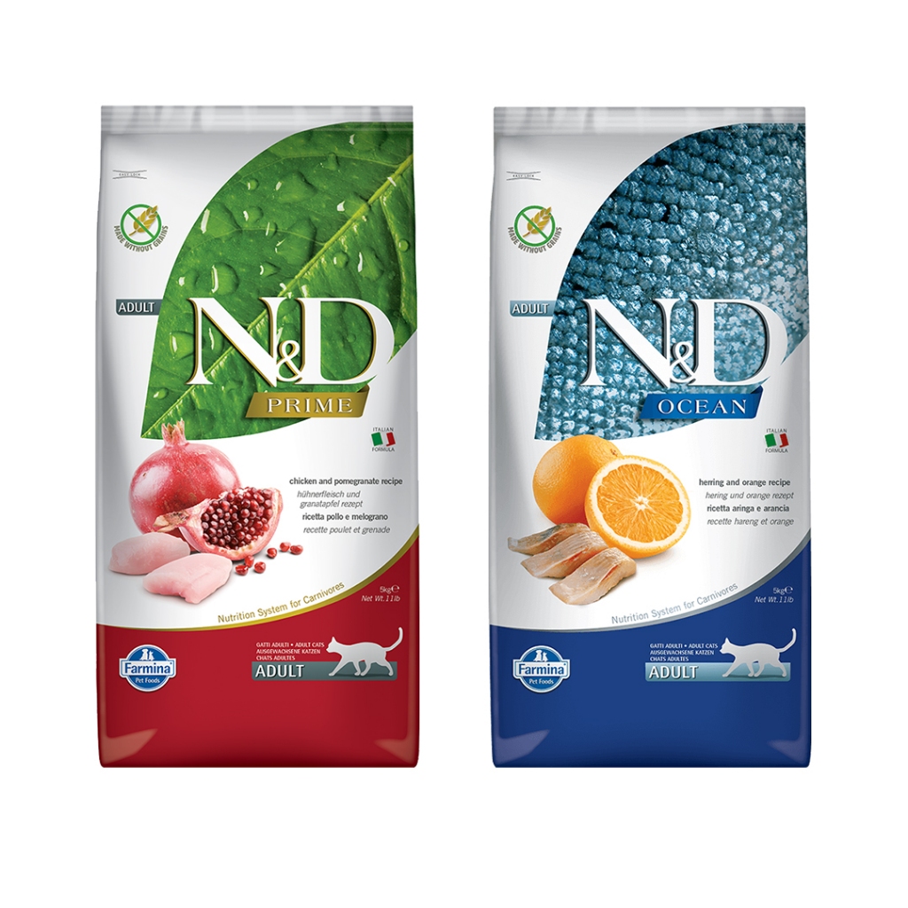 【Farmina法米納】N&D頂級無穀系列 海洋系列 GC2 OC1 5KG 10KG 雞肉石榴 無穀鯡魚甜橙 法米納