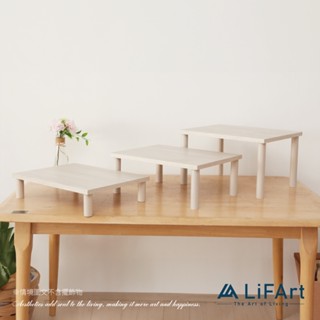 【LiFArt】MIT日系木質增高架/電話架/展示架(臺灣製/實木腳)[現貨]