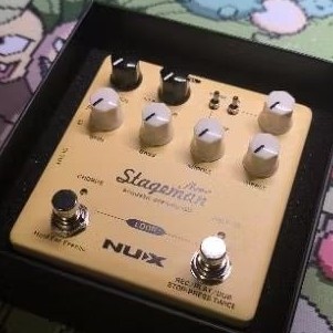 【臺灣出貨】全新NUX - Stageman Floor 木吉他前級 Loop Preamp DI BOX木吉他效果器