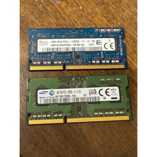SAMSUNG SKhynix 4G DDR3L 1600 PCL3 SODIMM 低電壓 1.35v 筆電型專用記憶體