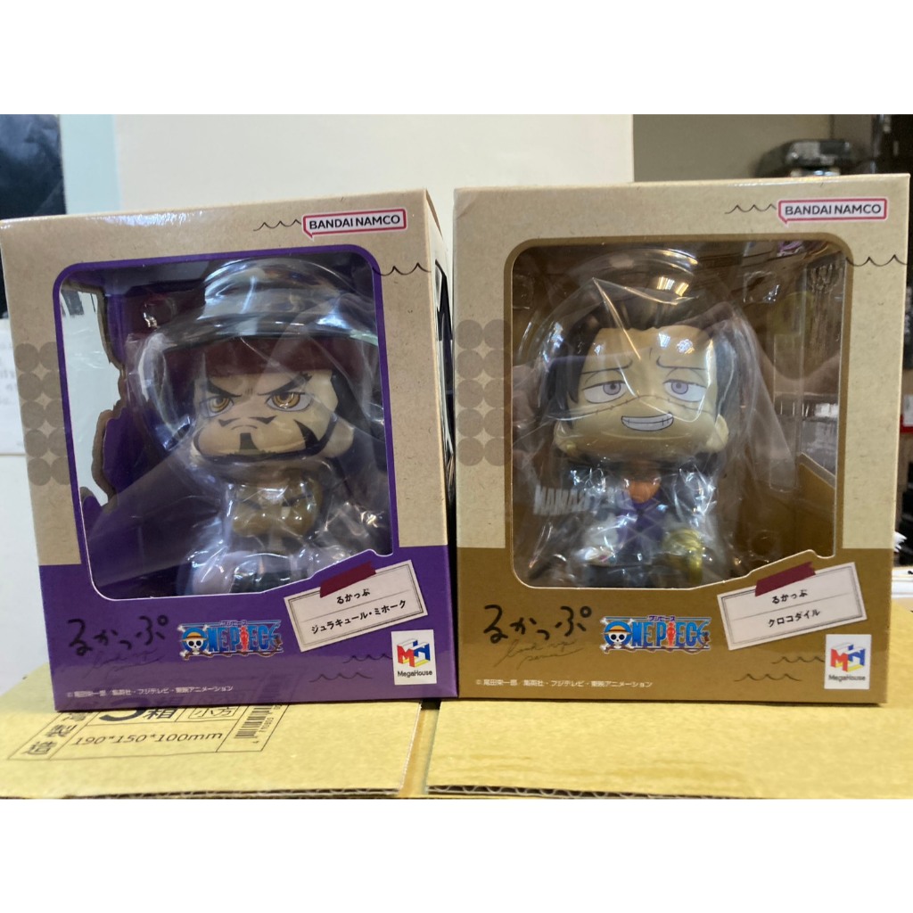 全新現貨 MegaHouse MH LOOK UP Q版公仔 航海王 喬拉可爾·密佛格 鷹眼 克洛克達爾 套組含特典