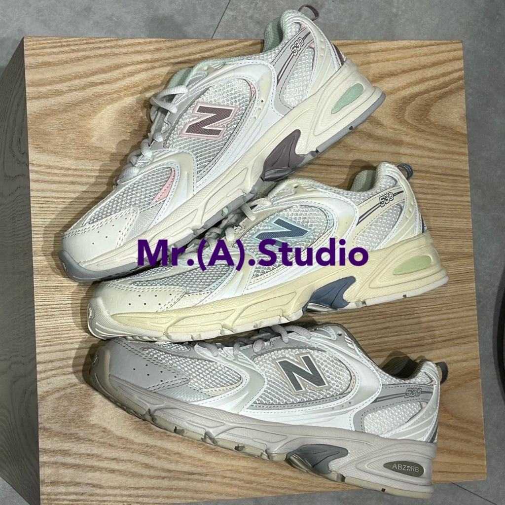 Mr.A😈A先生 New balance 530 男女款 復古 運動 休閒鞋 IU 奶油 色系 U530 U530NEA