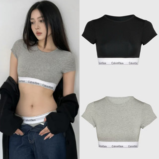 [S.E美國代購]Calvin Klein CK 無襯墊 短版上衣 短版tee 運動內衣 Jennie同款