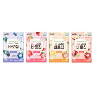 韓國LUSOL 100%水果果乾 草莓12g/水梨15g/蘋果15g/藍莓20g