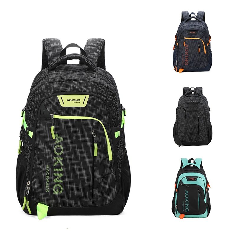 AOKING 多功能護脊重裝包 護脊專利 防潑水背包 可裝17吋筆電 電腦專用防震隔層
